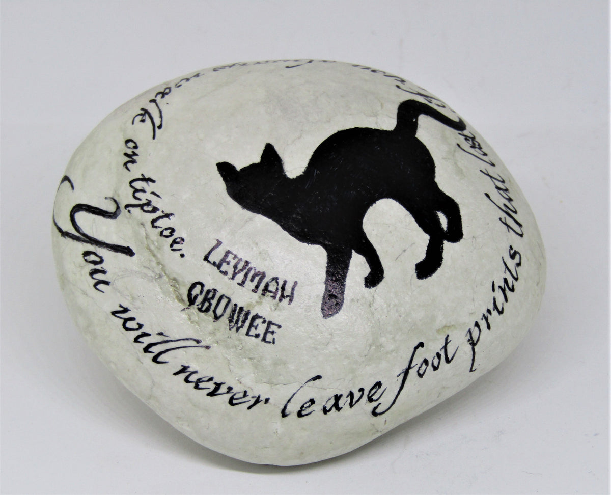 Hand painted stone by Alexis Penn Carver