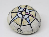 Hand painted stone by Alexis Penn-Carver