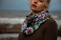 "Agate" Velvet Infinity Scarf by Agate & Ayre
