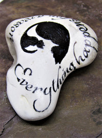 Hand Painted Stone by Alexis Penn Carver