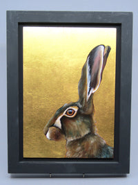 Oil & Gold Leaf Painting by Becky Munting