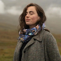 "Labradorite" Velvet Infinity Scarf by Agate & Ayre
