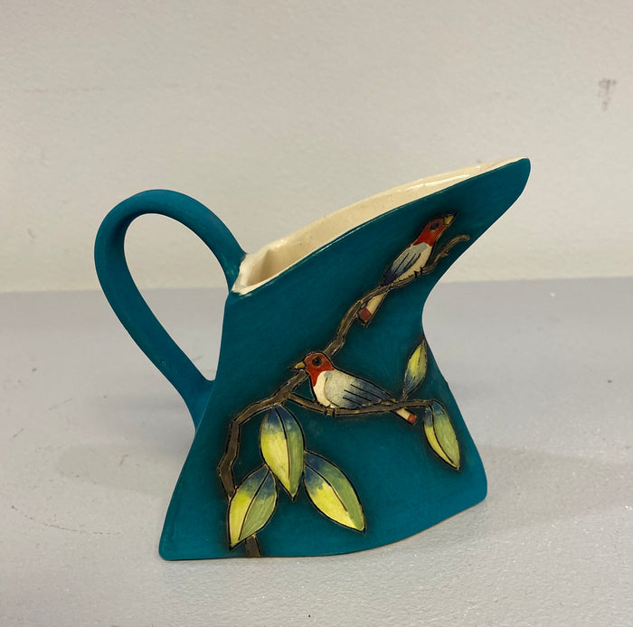 Triangular Bird Jug by Jeanne Jackson