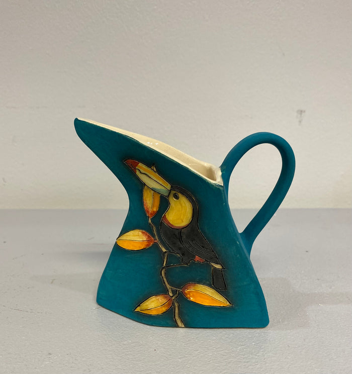 Triangular Bird Jug by Jeanne Jackson