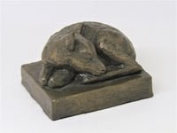 'Sleeping Kid Goat 1' Bronze Resin by Kate Newlyn