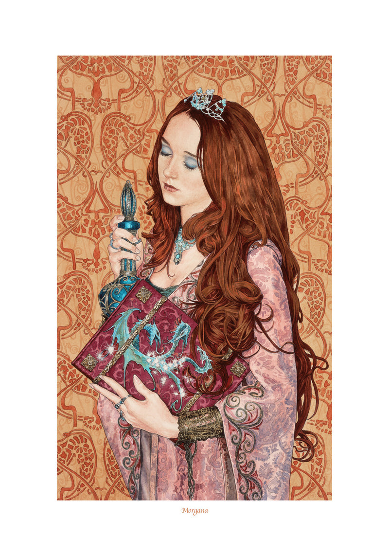 Morgana - signed limited edition print by Ed Org
