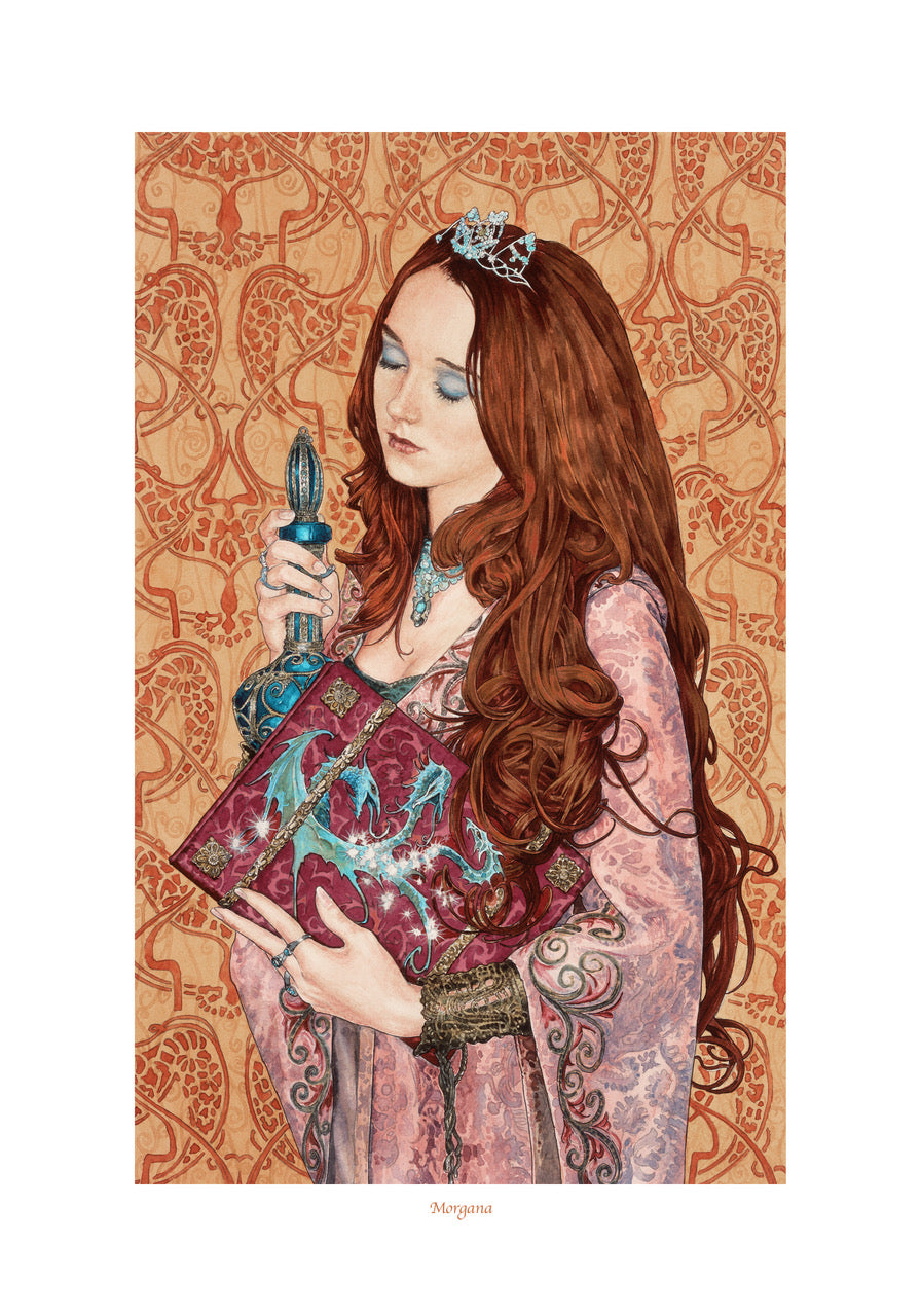 Morgana - signed limited edition print by Ed Org