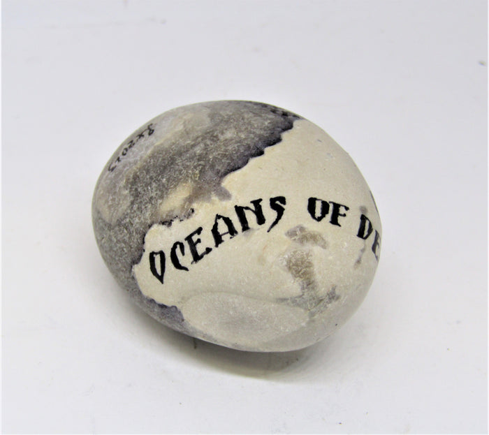 Hand Painted Stone by Alexis Penn Carver