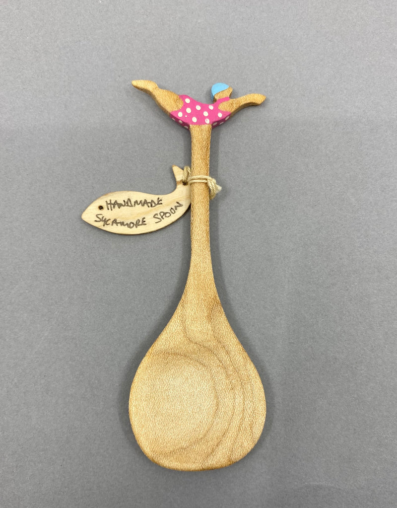 Quirky wooden spoons handcrafted by Phil Jackson