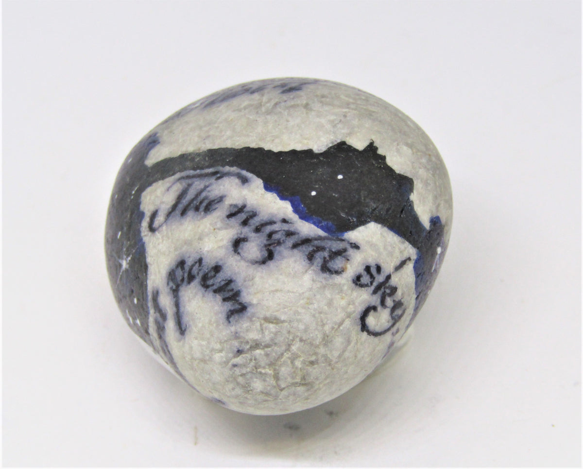 Hand Painted Stone by Alexis Penn Carver