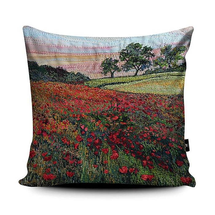 Poppies - Cushion by Rachel Wright