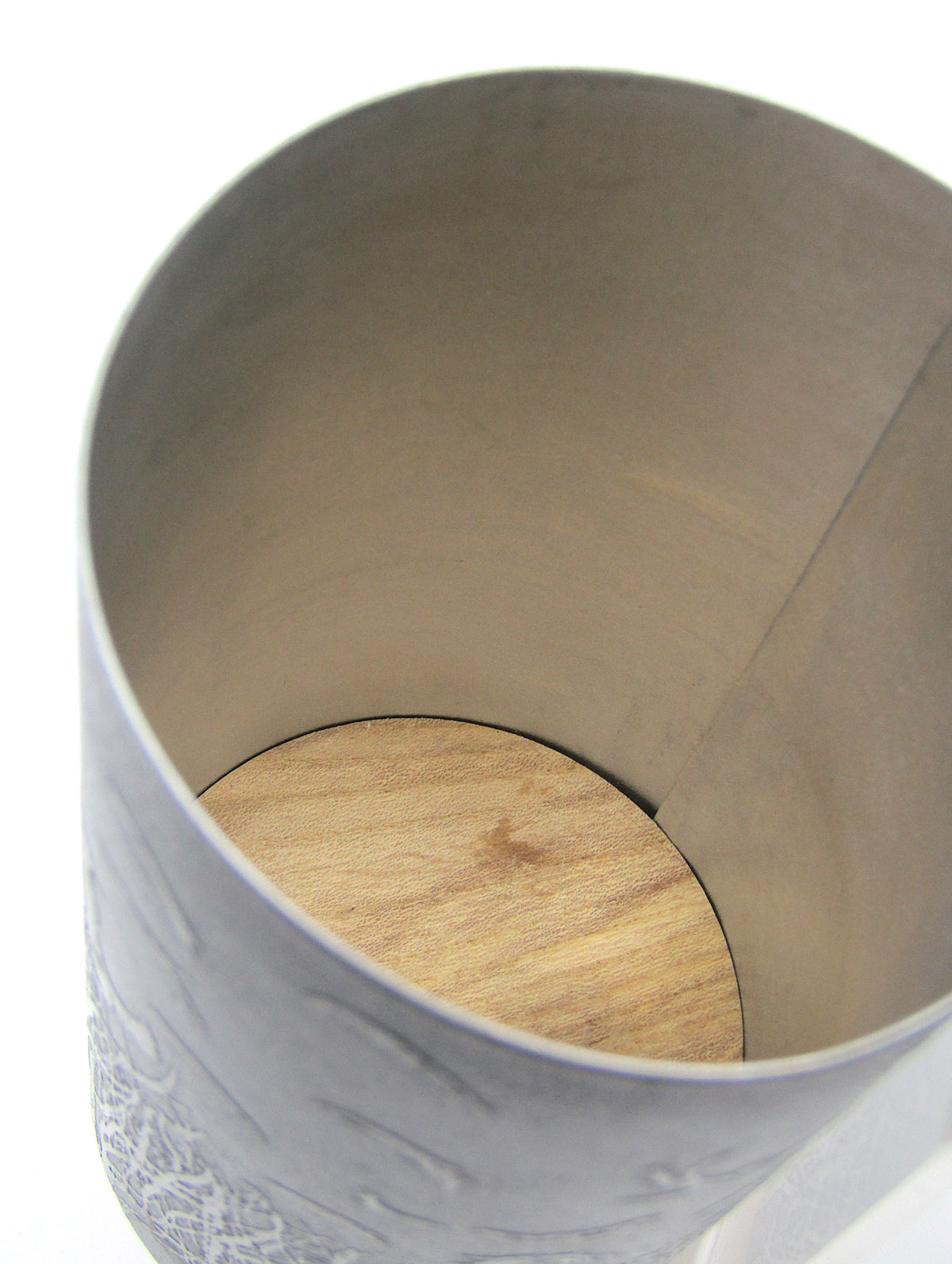 Aluminium vessel by Anna Roebuck