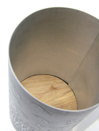 Aluminium vessel by Anna Roebuck