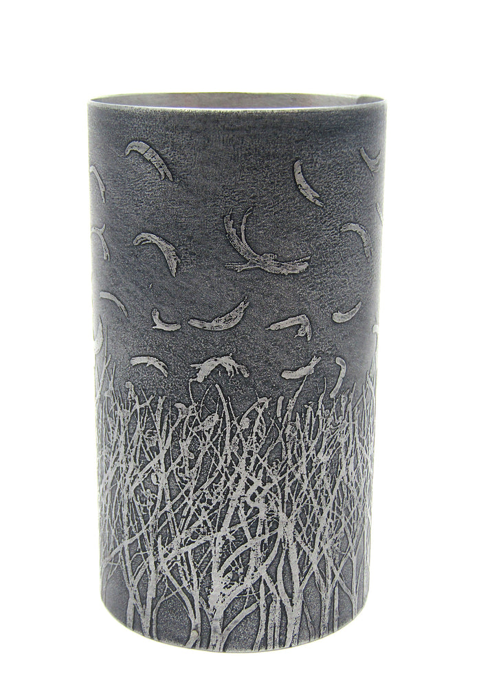 Aluminium vessel by Anna Roebuck