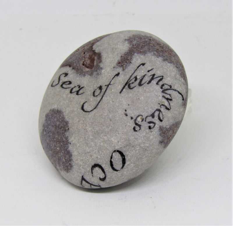 Hand painted stone by Alexis Penn Carver