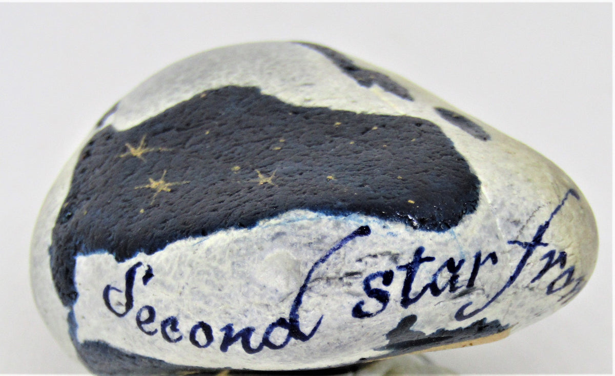 Hand Painted Stone by Alexis Penn Carver