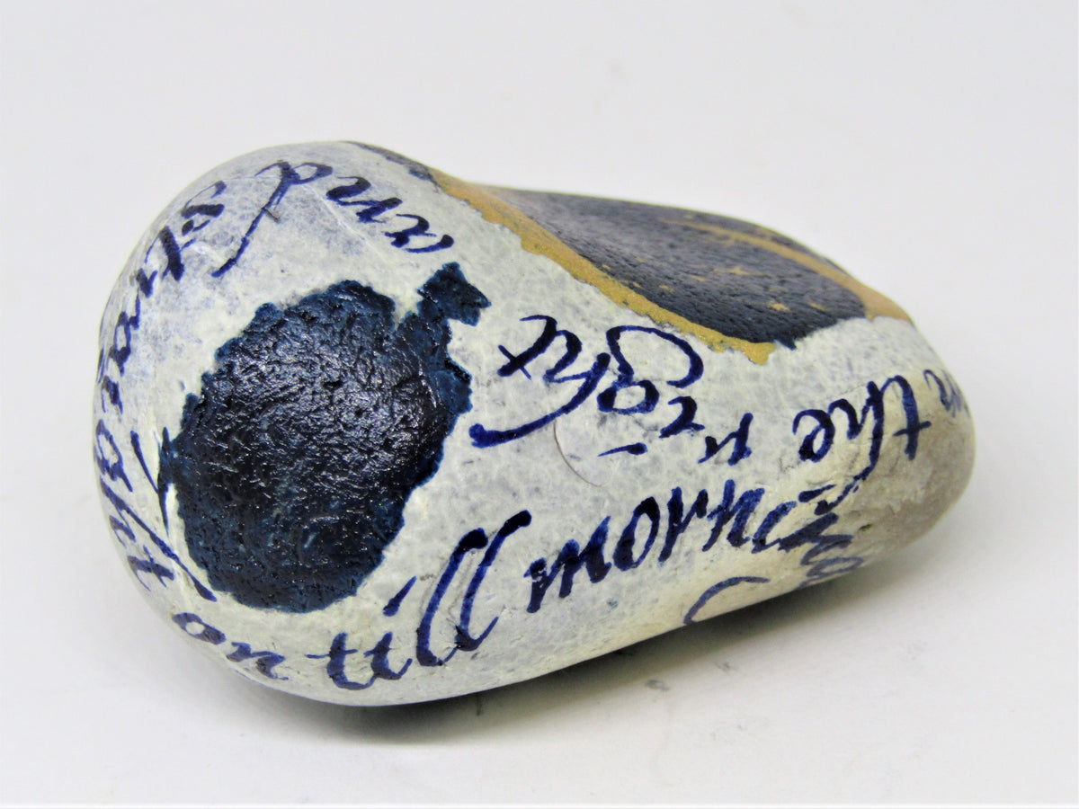 Hand Painted Stone by Alexis Penn Carver