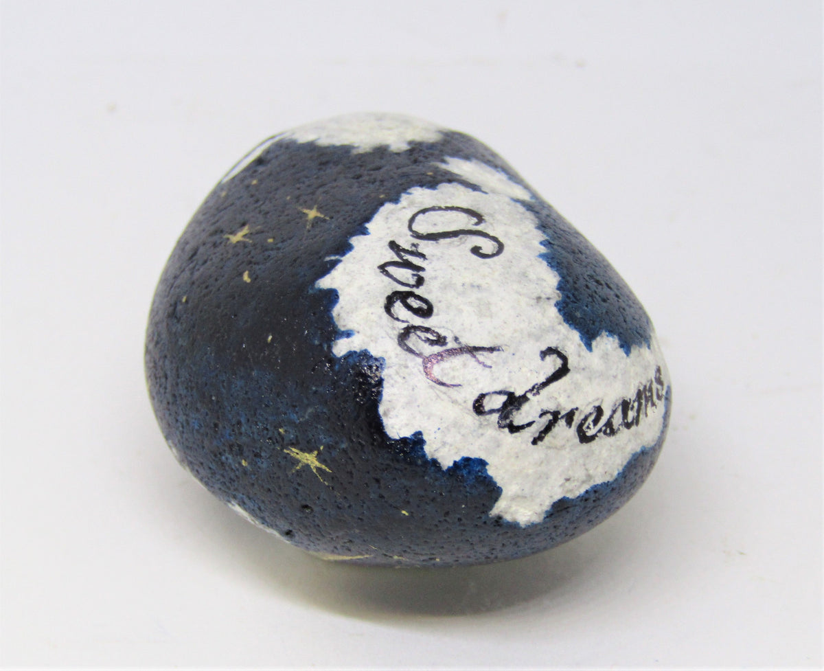 Hand Painted Stone by Alexis Penn Carver