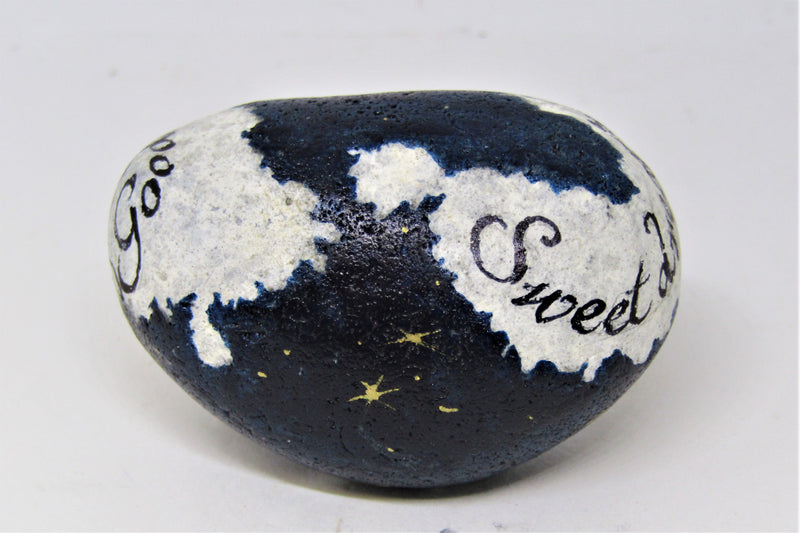 Hand Painted Stone by Alexis Penn Carver