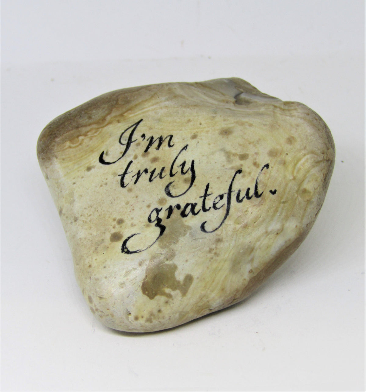 Hand Painted Stone by Alexis Penn Carver
