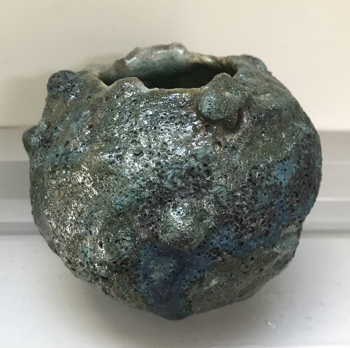 'Lava - Sea' Ceramic Sculpture by Fenella Mowbray