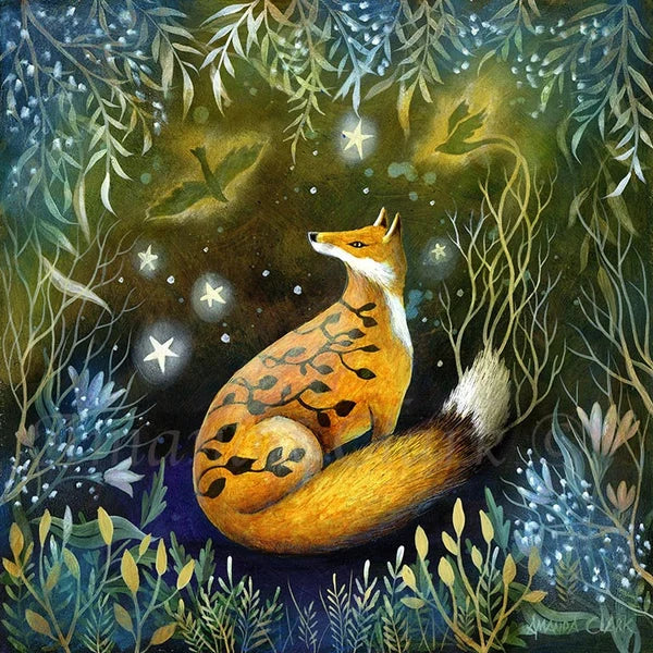Visitors limited edition print by Amanda Clark