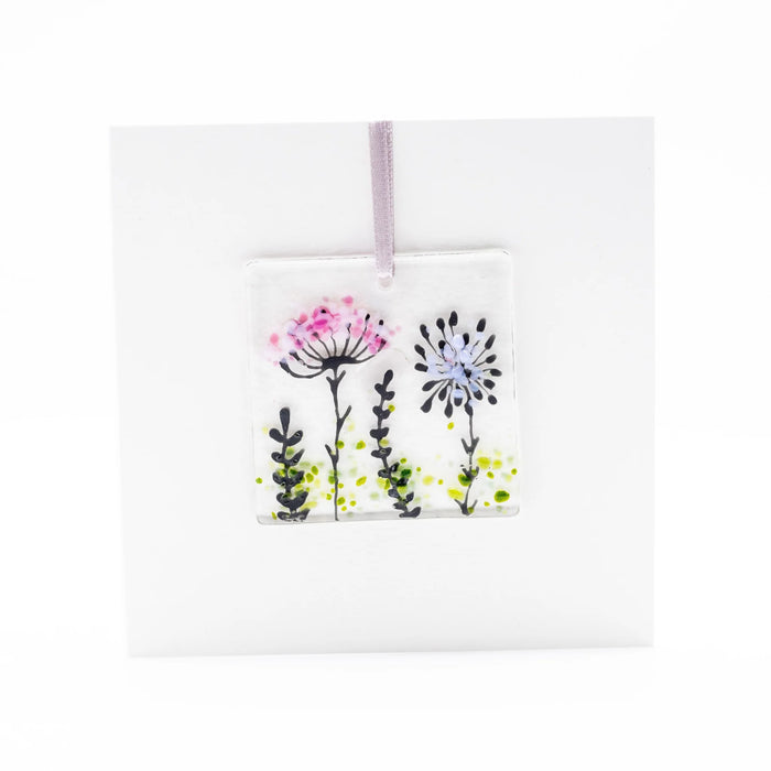Wild Flower Hanging Decoration Card by Marc Peters