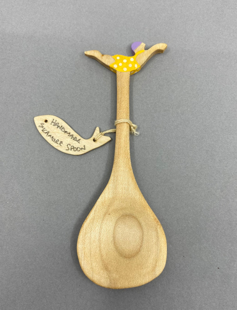 Quirky wooden spoons handcrafted by Phil Jackson