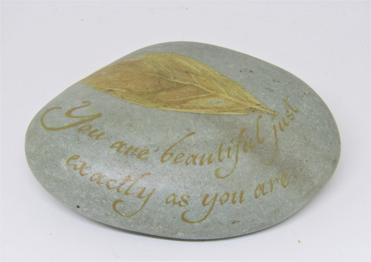 Hand painted stone by Alexis Penn Carver