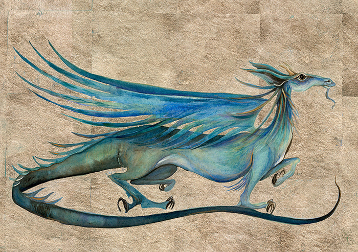 Robin Hobb Dragon by Jackie Morris postcard pack of 10