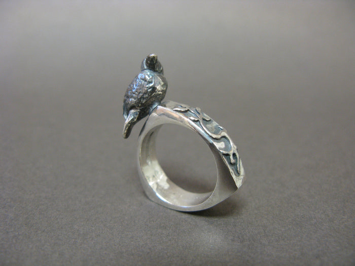Triangular Ring with Crow Jesa Marshall