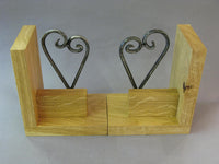 Heart Bookends by Maxine Hunt