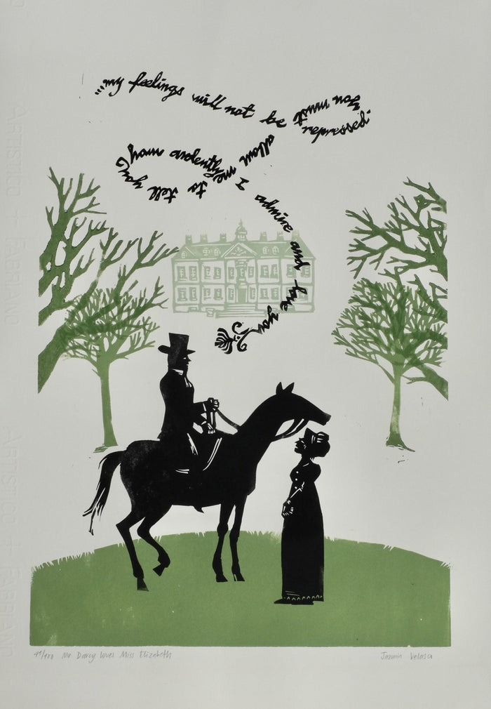 Mr Darcy Loves Miss Elizabeth by Jazmin Velasco