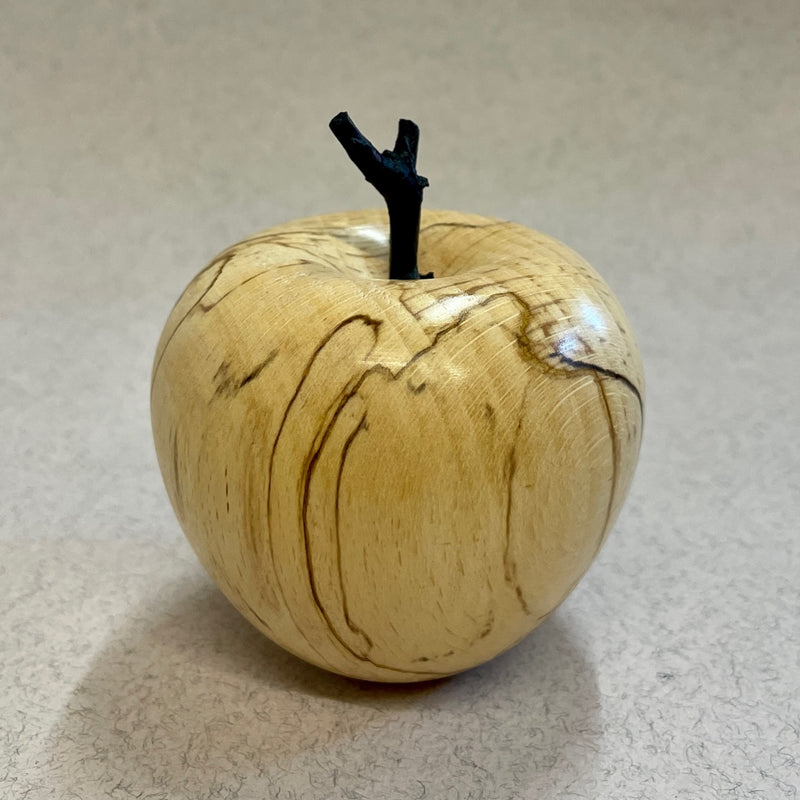 "Apple" Hand Turned wooden apple by Gary Rance