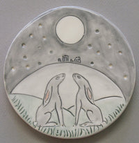 Moongazing Hares Coasters