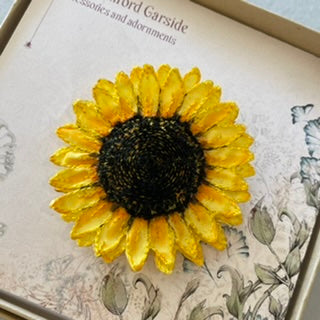 Sunflower head Brooch