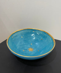 Medium Starry Turquoise Bowl by Sophie Smith