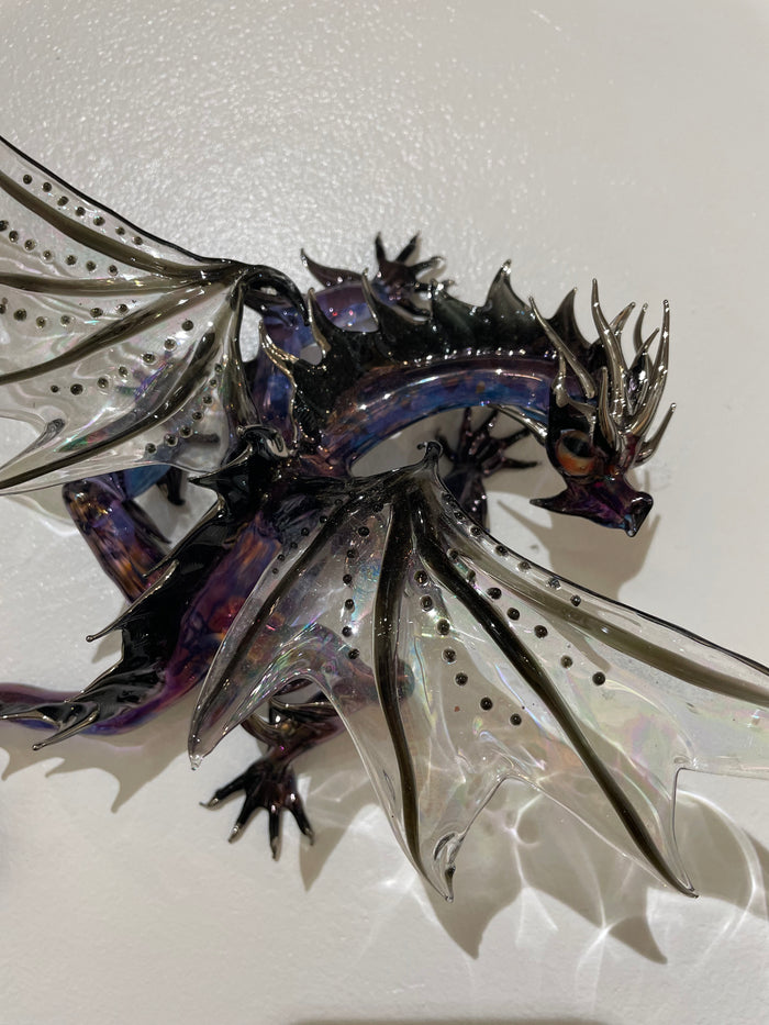 Glass dragon by Sandra Young