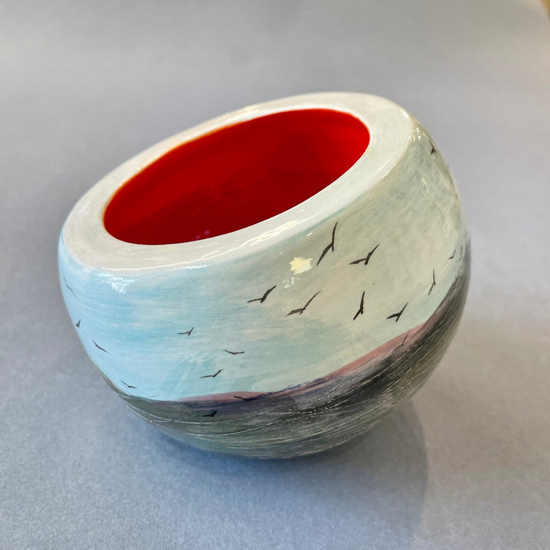 Medium seascape nest bowl by Sarah Moss