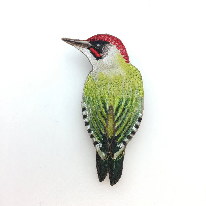 Woodpecker Brooch by Vikki Lafford Garside