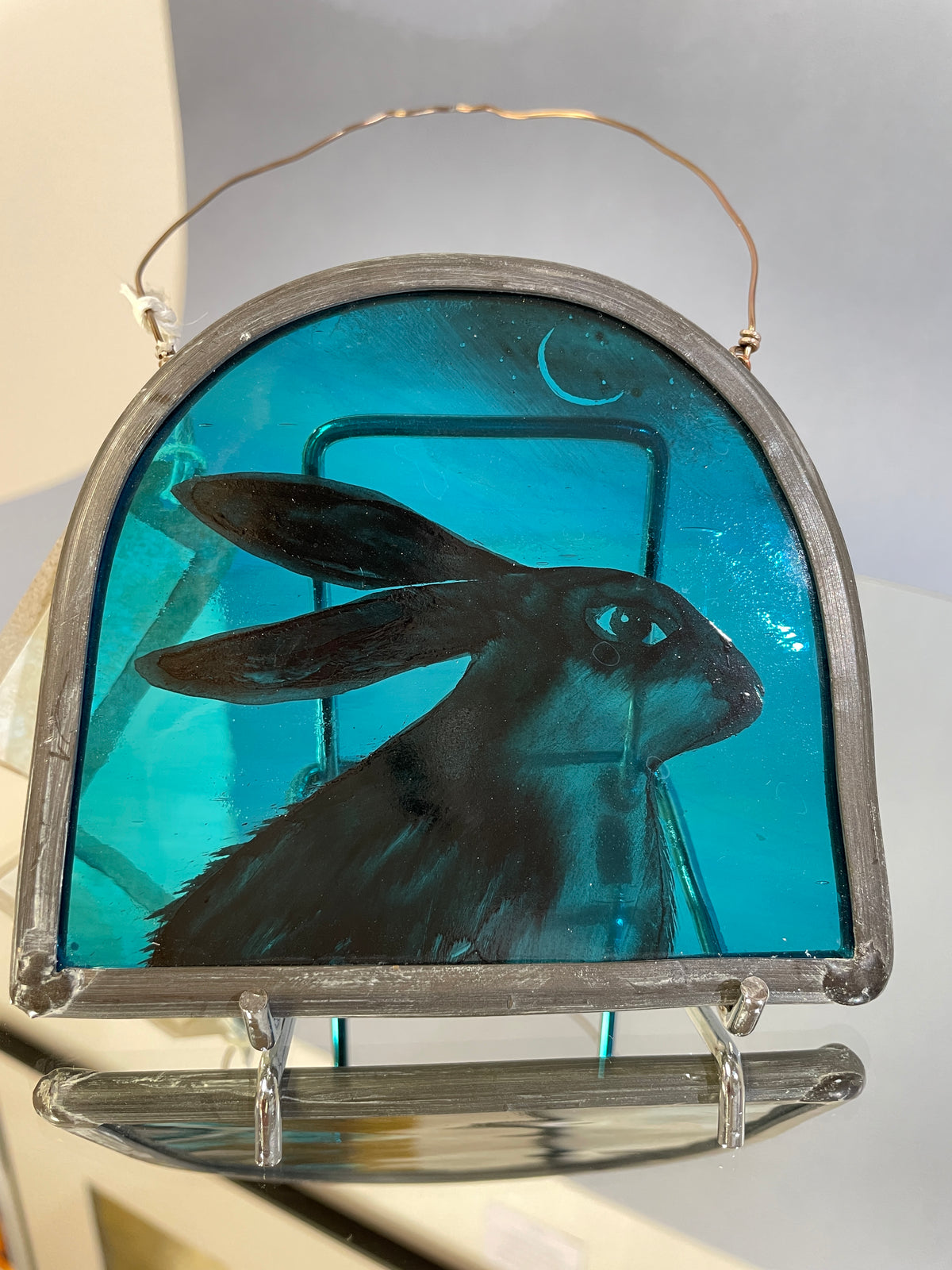 Hare and moon