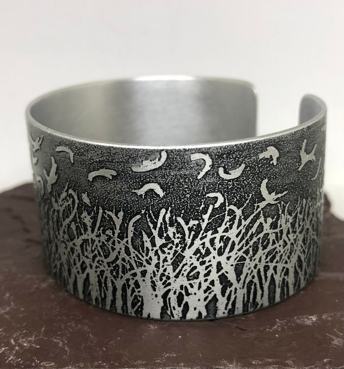 Rookery Cuff by Anna Roebuck