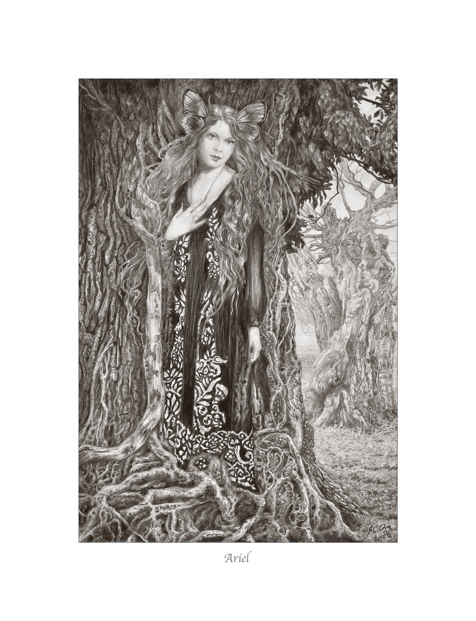 Ariel - Signed Print by Ed Org – Obsidian Art