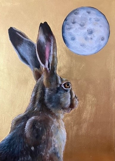 Moongazing Hare by Becky Munting