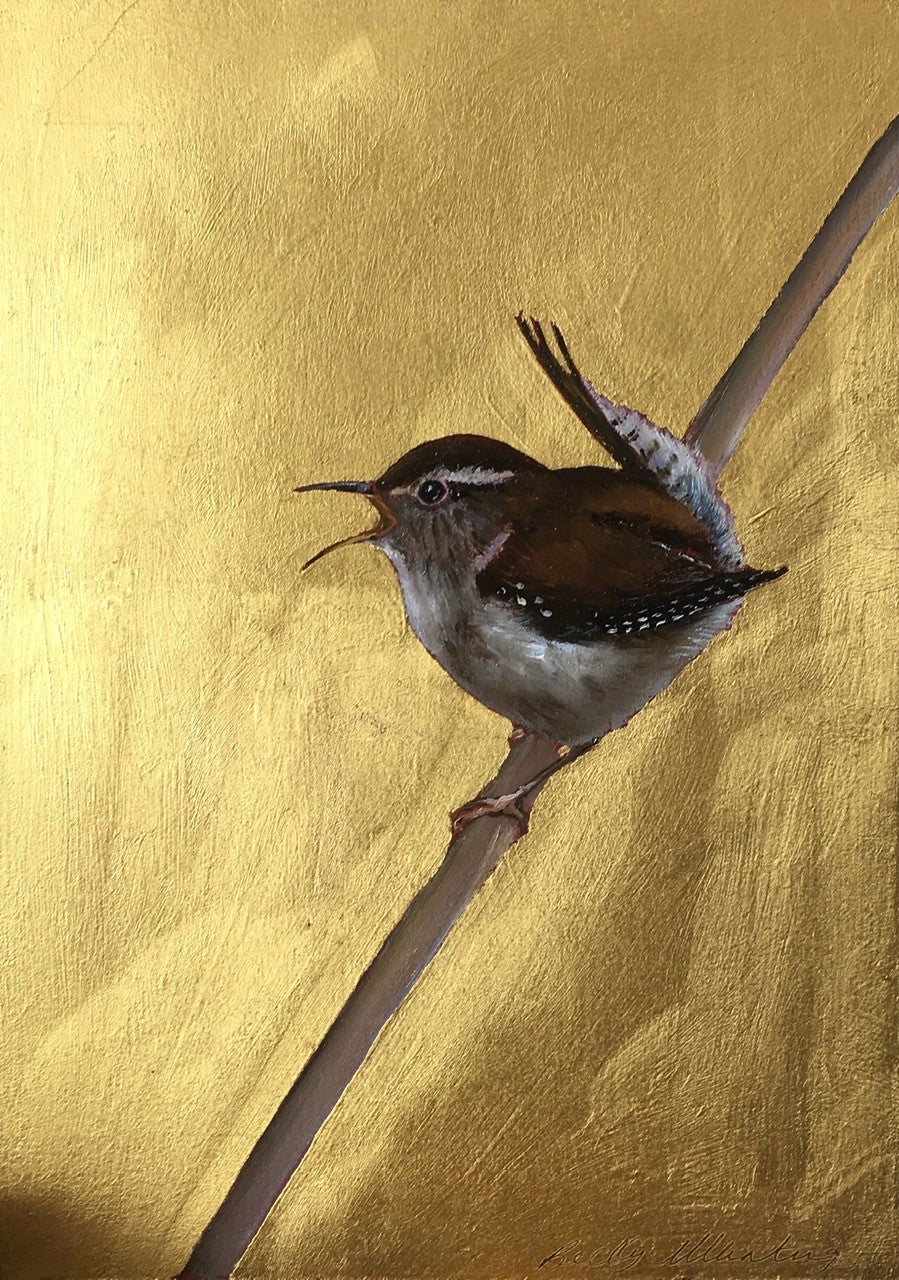 Singing Wren Icon by Becky Munting