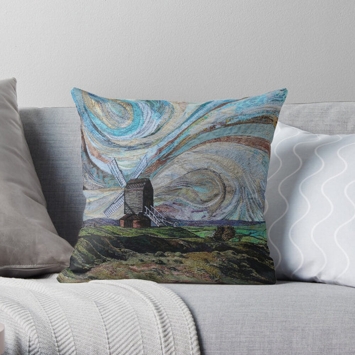Brill Windmill - cushion by Rachel Wright