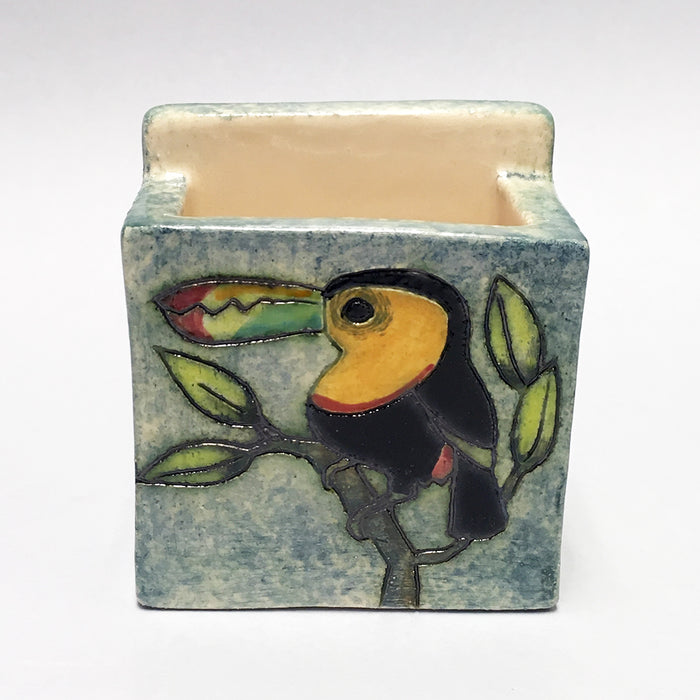Toucan Business Card Holder by Jeanne Jackson