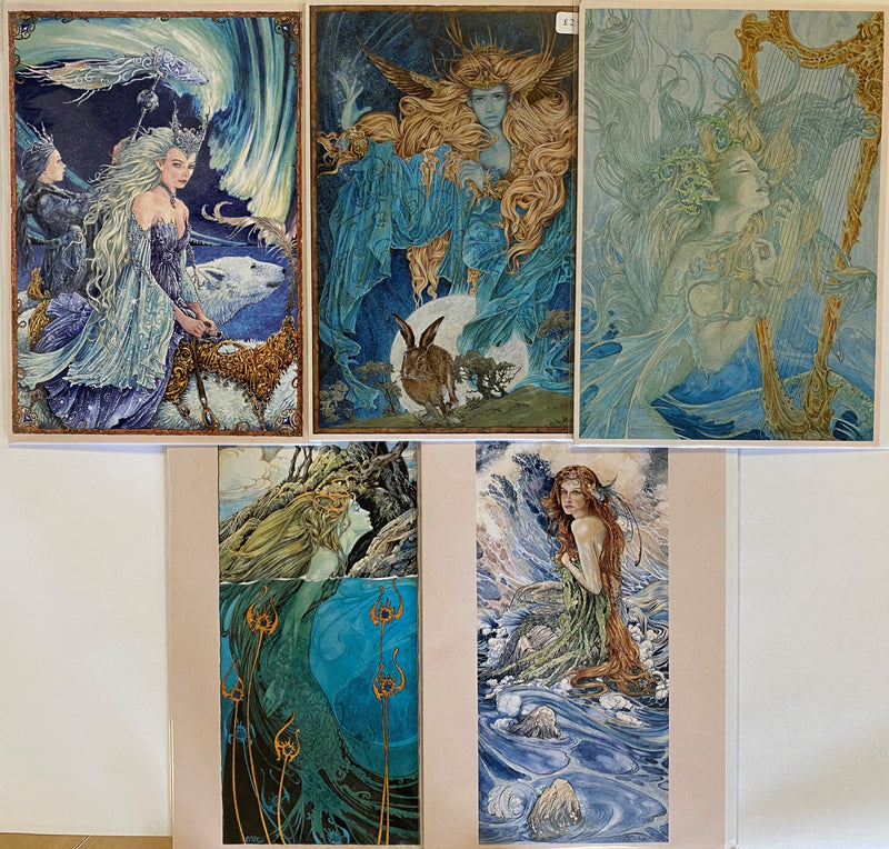 Pack of 5 Large Cards by Ed Org (d)
