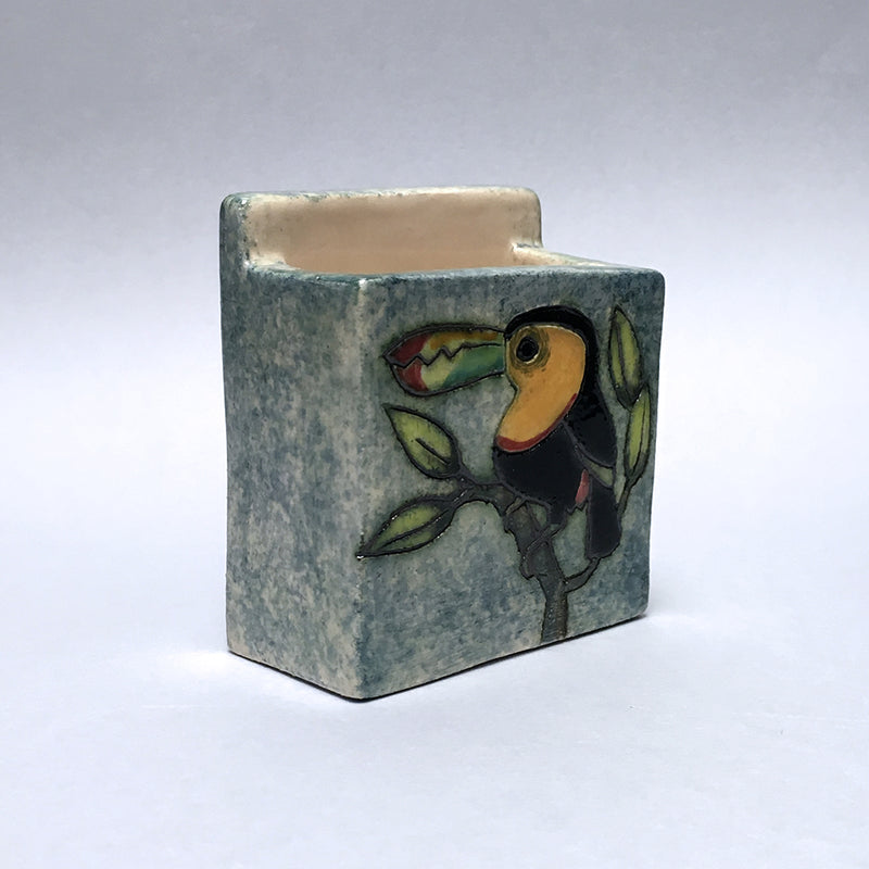 Toucan Business Card Holder by Jeanne Jackson