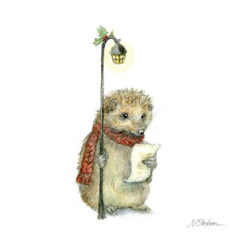 Carolling - original watercolour by Natacha Chohra
